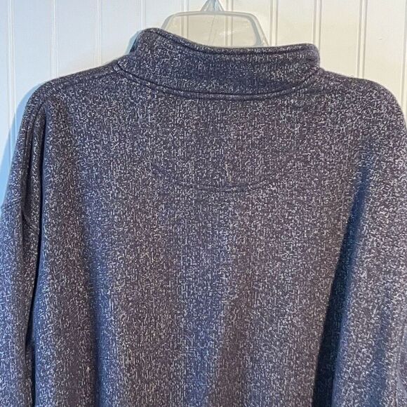 Orvis Long Sleeved Sweater Men’s XLarge Gray 1/4 Zip Long Sleeve Knit Ribbed Hem - Picture 9 of 11